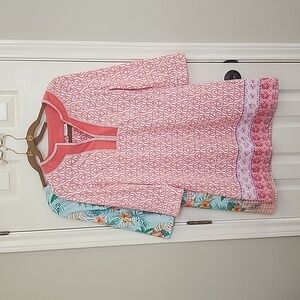 Cabana Life Bundle of 2 NWT SPF Sun Block UV protect Tunic Dresses Size …